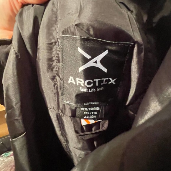 Arctix Men's Eco Friend Corkscrew Bib Overalls, Black, XX-Large/34 Inseam - Picture 13 of 14